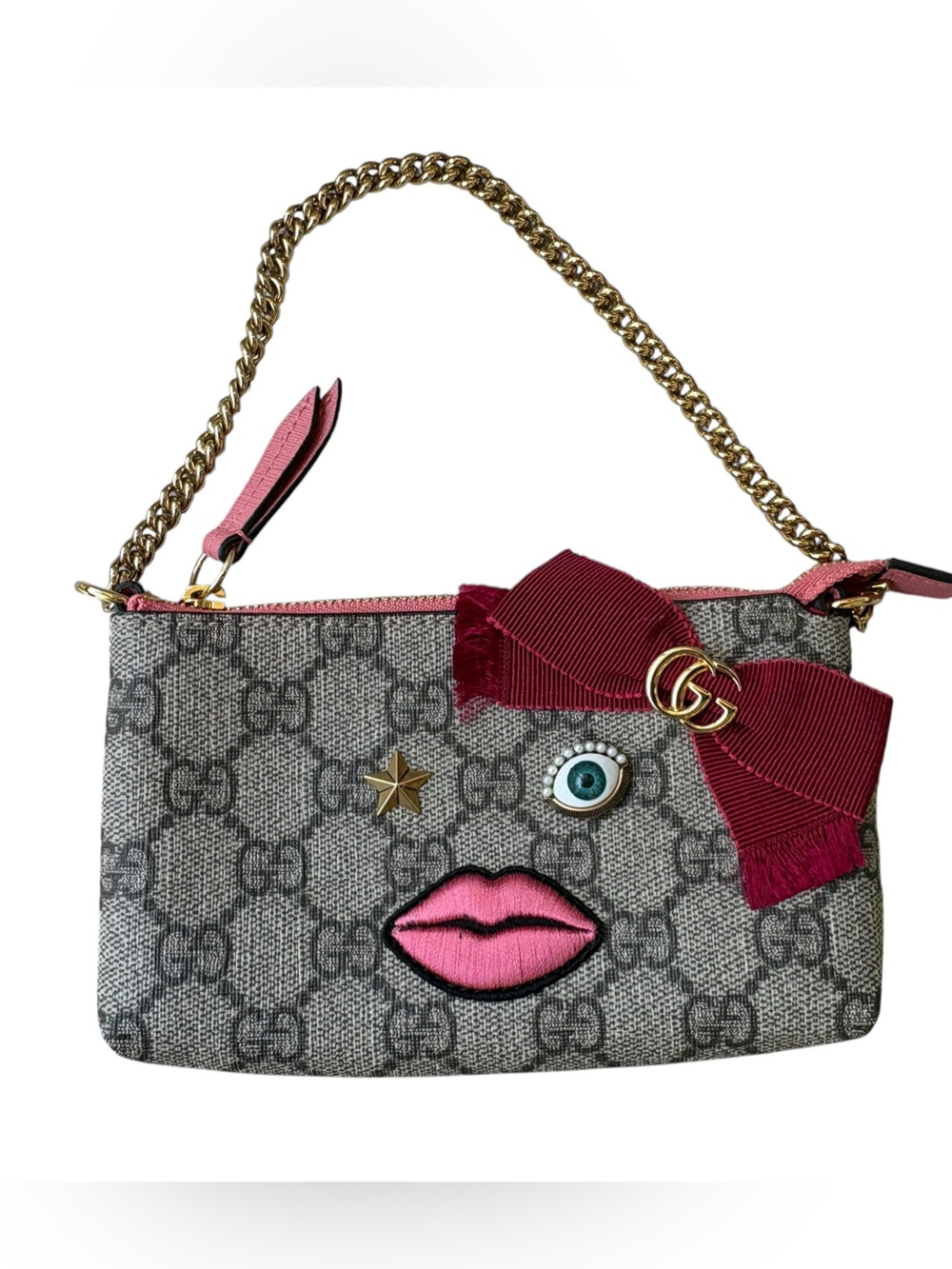 LIMITED EDITION GUCCI FULL INCLUSION WRISTLET/POCHETTE FABULOUS! - Picture 2 of 8